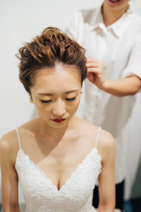 risaさんのヘアメイクの写真