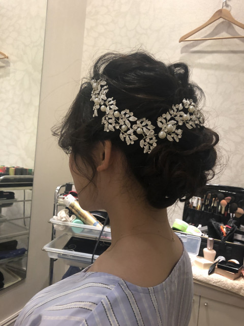 ななみさんのヘアメイクの写真