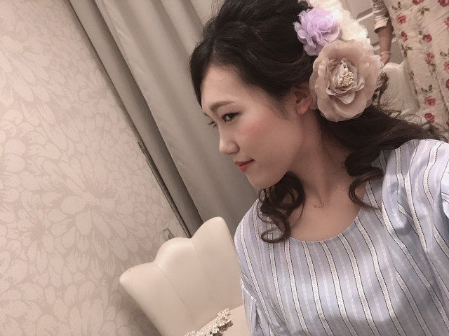 ななみさんのヘアメイクの写真