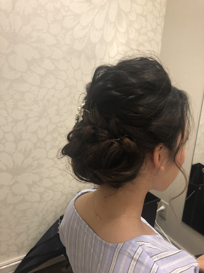 ななみさんのヘアメイクの写真