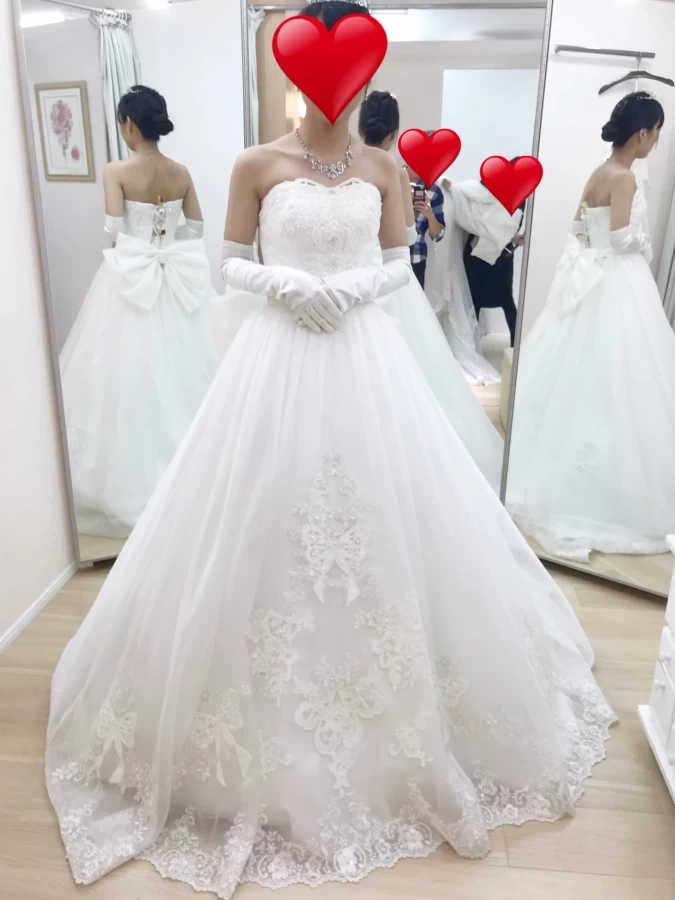 スヌーピー大好きさんのウエディングドレスの写真