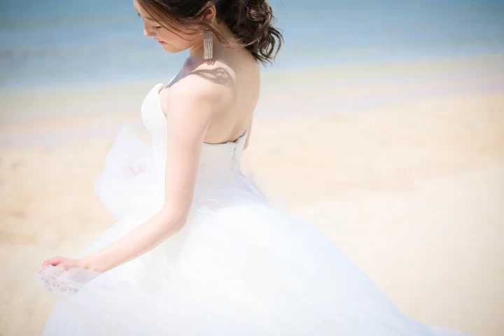 harukaさんのウエディングドレスの写真
