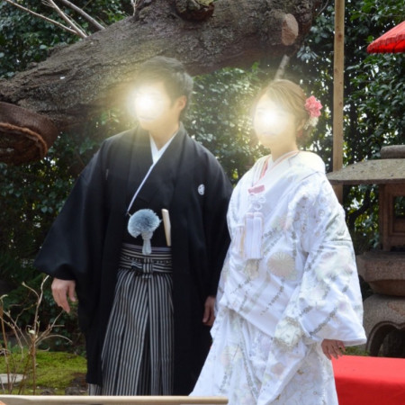 れなさんのウエディングドレス