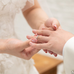 ゆかさんの結婚指輪の写真