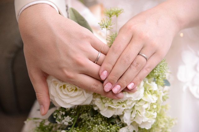 ゆかさんの結婚指輪の写真