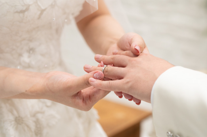 ゆかさんの結婚指輪の写真