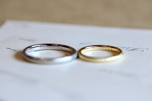 アヤさんの結婚指輪の写真
