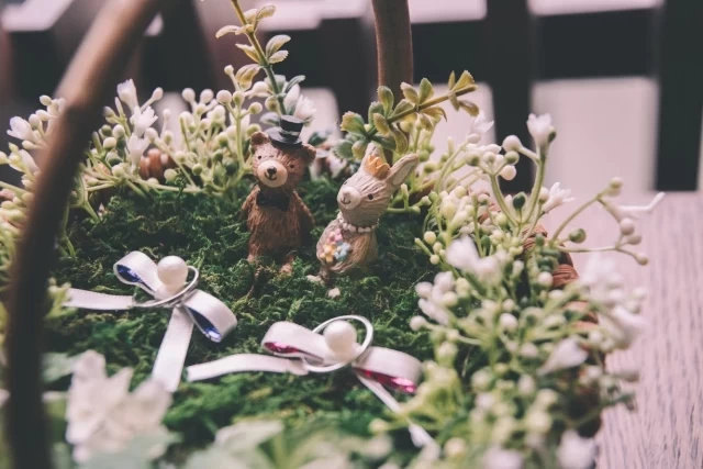 RiSAさんのリングピローの写真