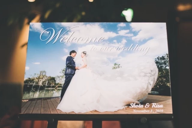 RiSAさんのウェルカムボードの写真