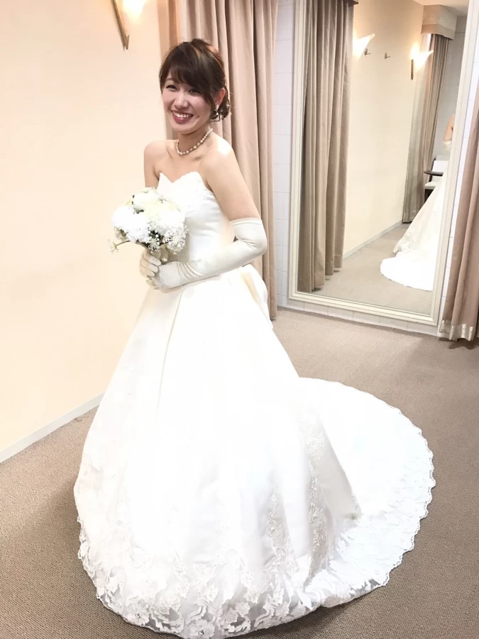 7mimlさんのウエディングドレスの写真
