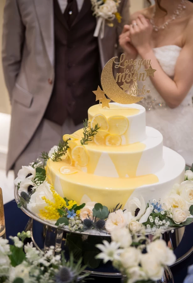 まいさんのウエディングケーキの写真
