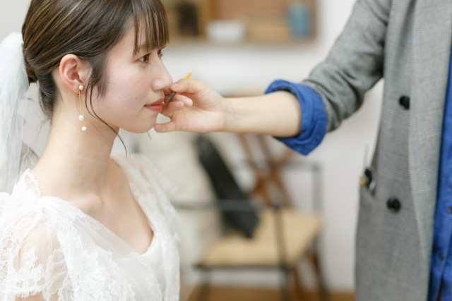 セナさんのヘアメイクの写真