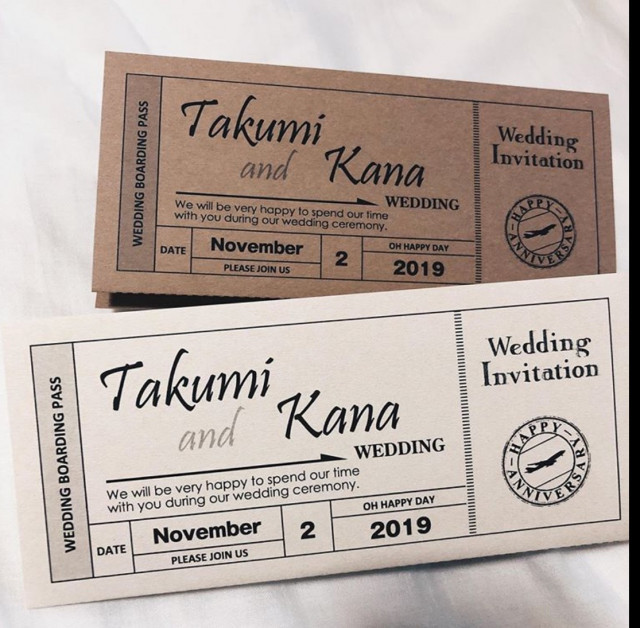 kanaさんの招待状の写真