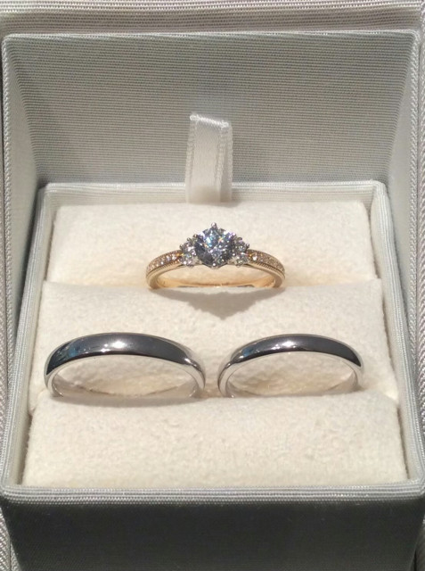 ななみ☆さんの結婚指輪の写真