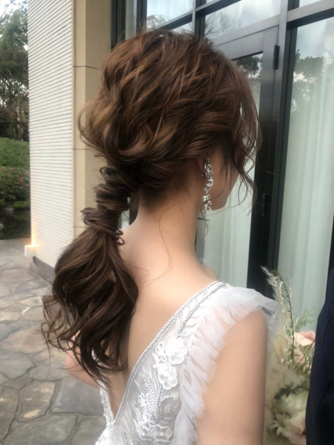 Mさんのヘアメイクの写真