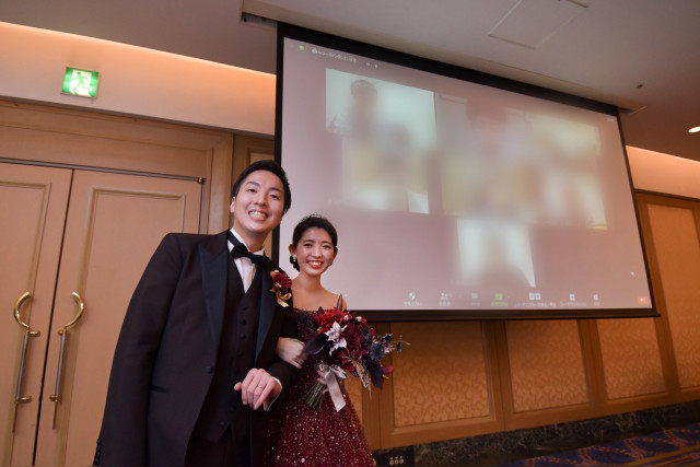 anyaさんのオンライン配信結婚式の写真