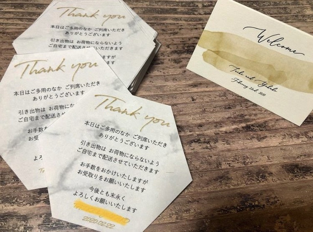 wedding.stさんの席次表・メニュー表の写真