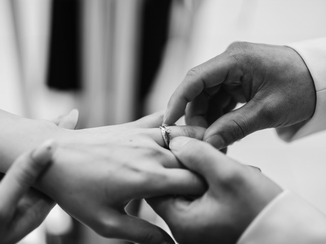 ポムさんの結婚指輪の写真