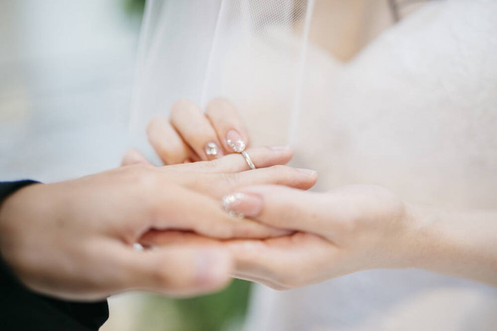 さきぴょんさんの結婚指輪の写真