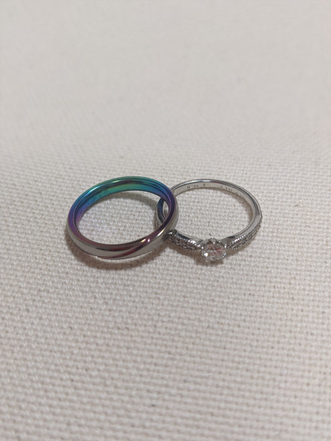 ゆかさんの結婚指輪の写真
