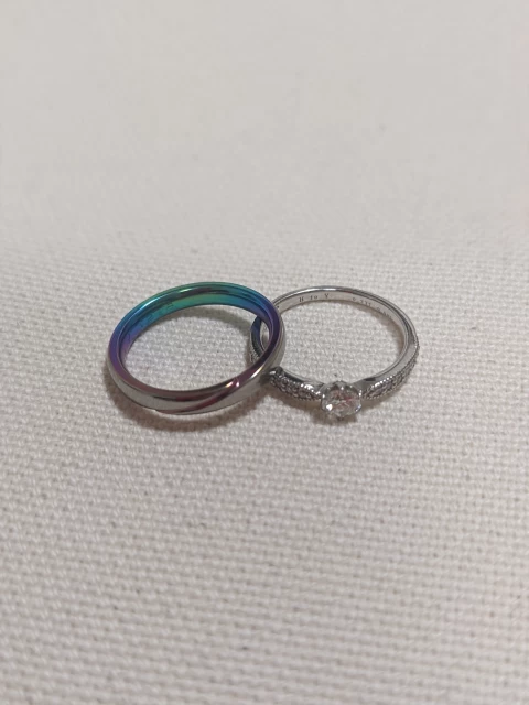 ゆかさんの結婚指輪の写真