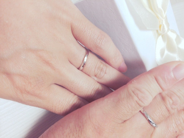 しほさんの結婚指輪の写真