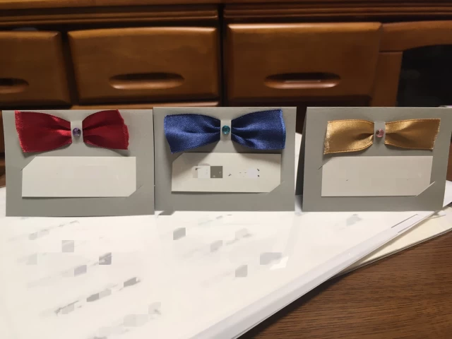 S&Yさんの席札の写真