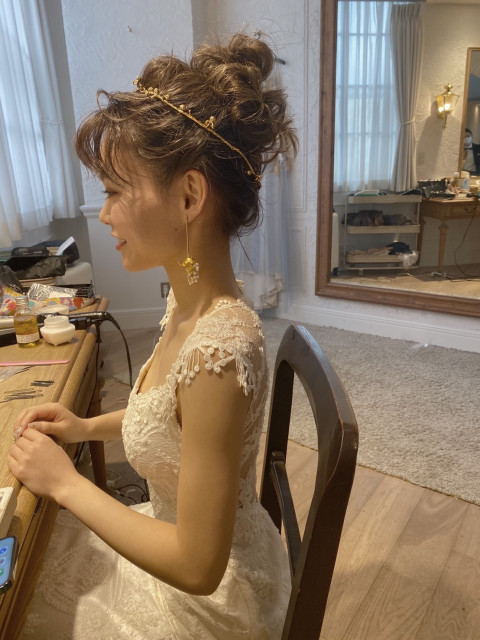 ゆかりさんのヘアメイクの写真