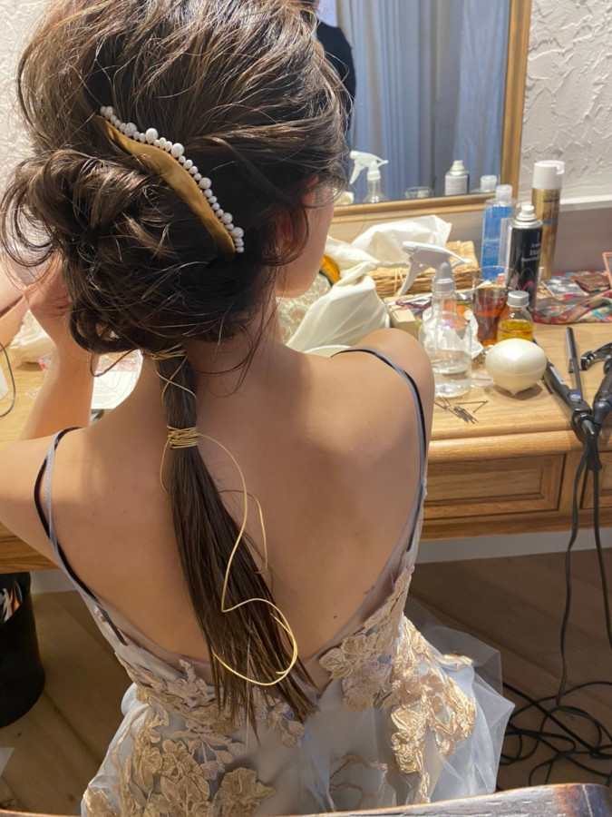 ゆかりさんのヘアメイクの写真