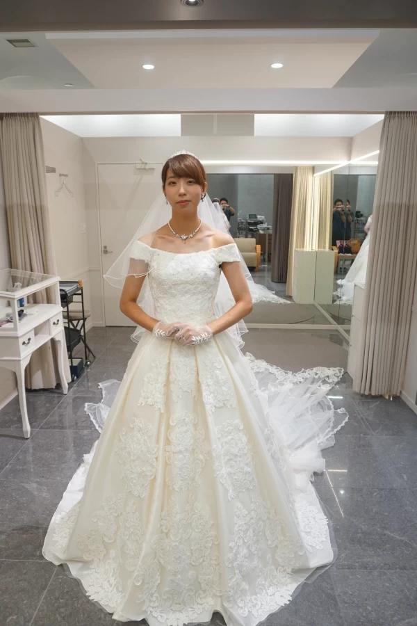はこさんのウエディングドレスの写真