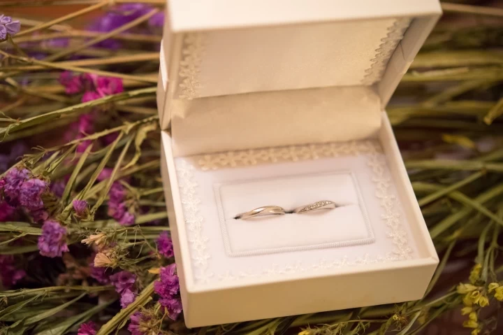 モモンガさんの結婚指輪の写真