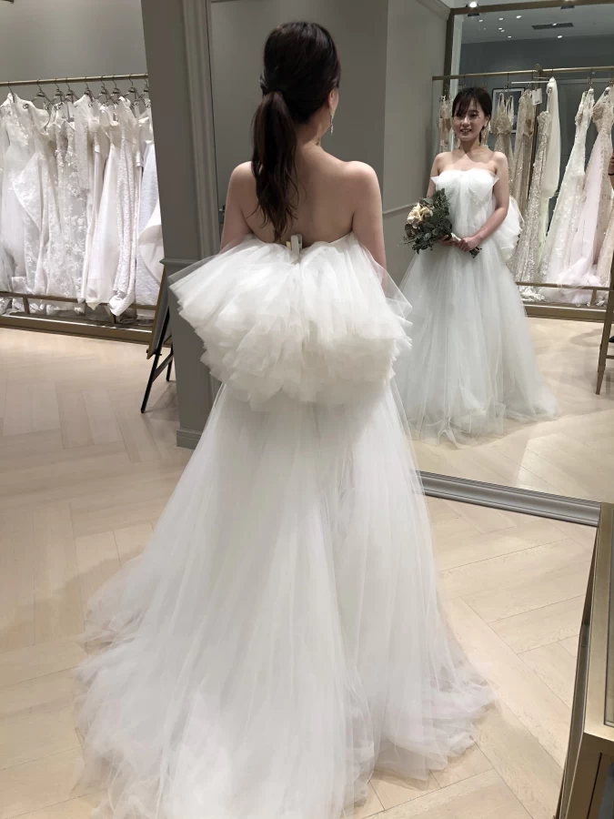 yuiさんのウエディングドレスの写真