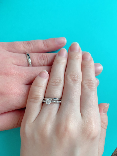 りなっとうさんの結婚指輪の写真