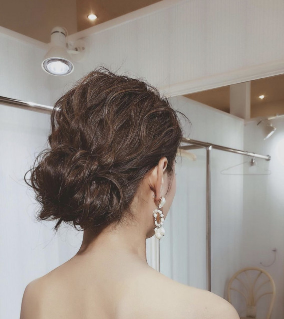 まりなさんのヘアメイクの写真