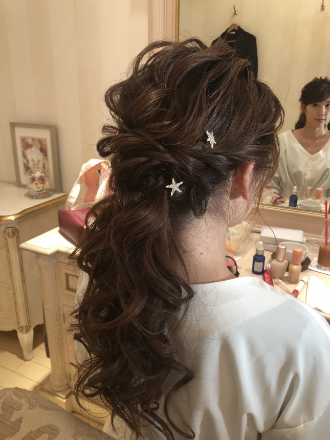 nmch_wdさんのヘアメイクの写真