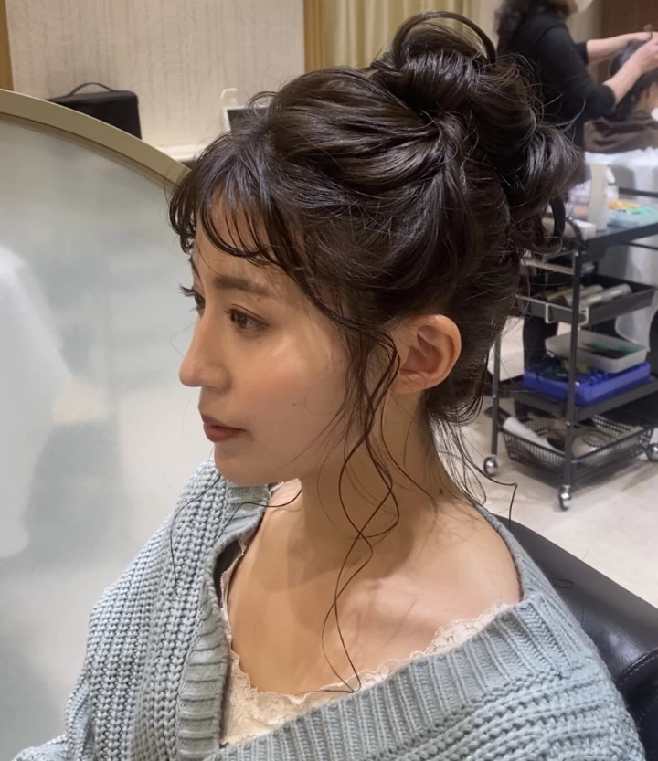 みほさんのヘアメイクの写真