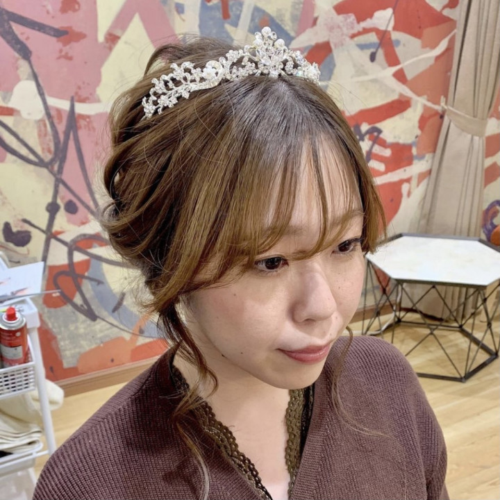 ありちゃんさんのヘアメイクの写真