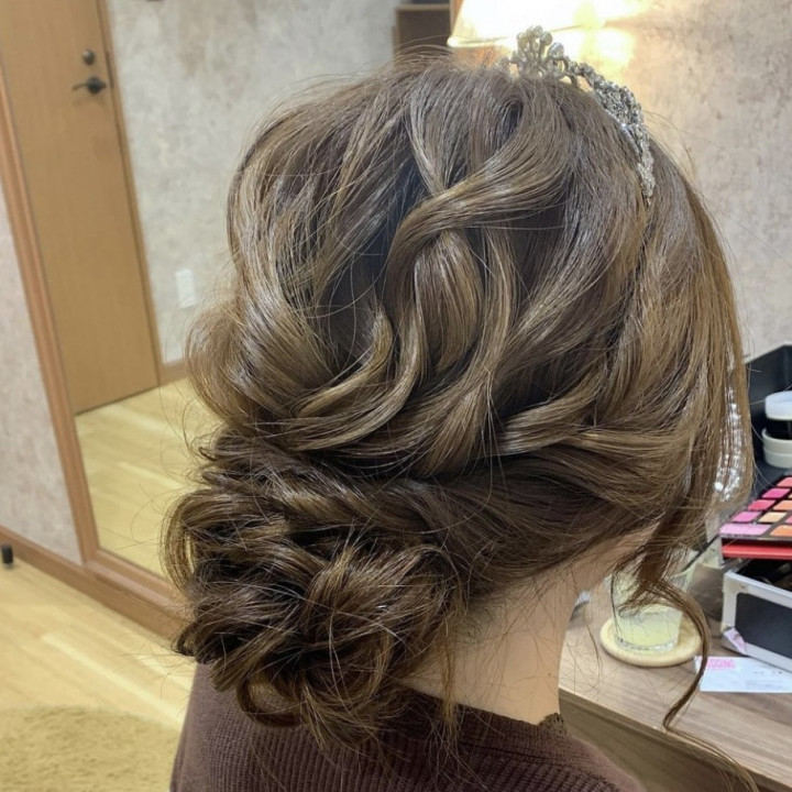 ありちゃんさんのヘアメイクの写真