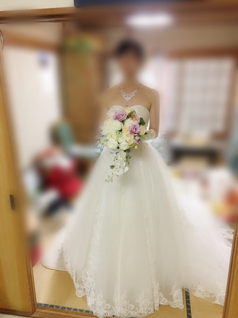 mi-sukeさんのウエディングドレスの写真