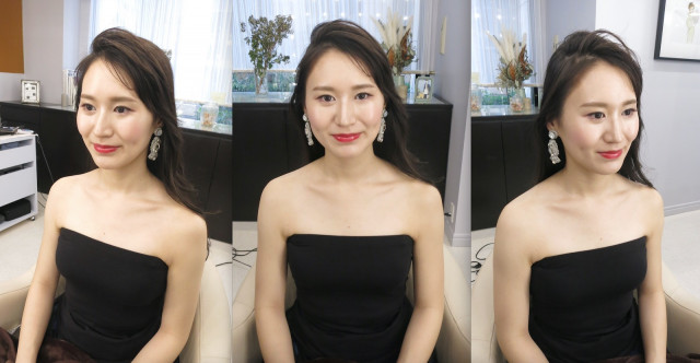 かなこさんのヘアメイクの写真