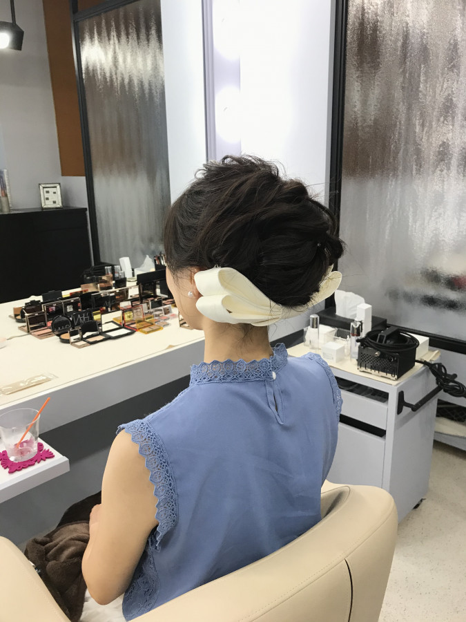 かなこさんのヘアメイクの写真