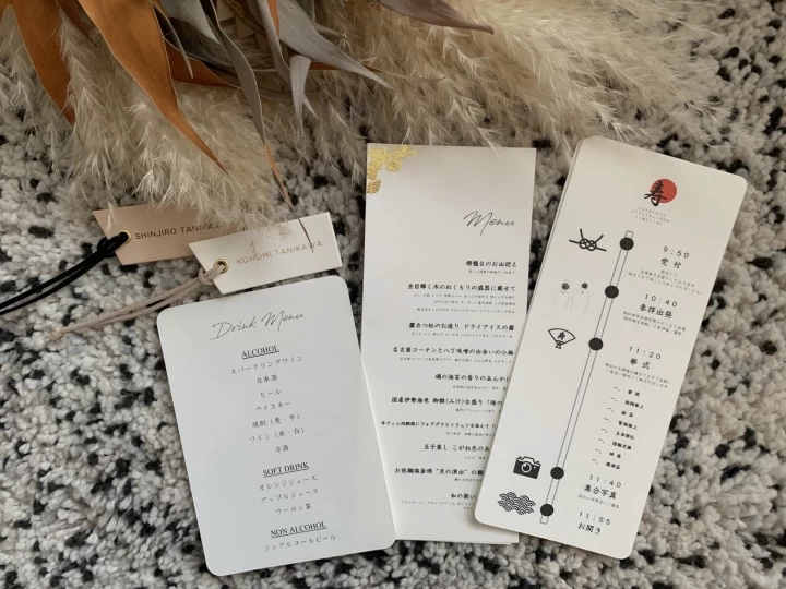 konomiさんの席次表・メニュー表の写真