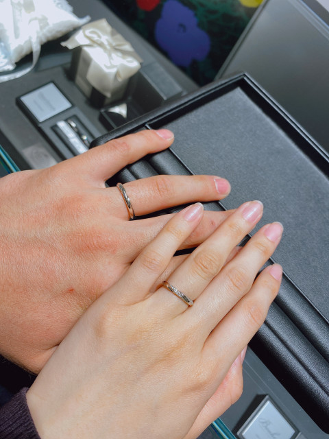 マオさんの結婚指輪の写真