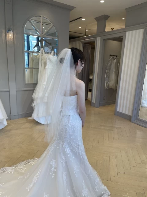 みかこさんのウエディングドレスの写真