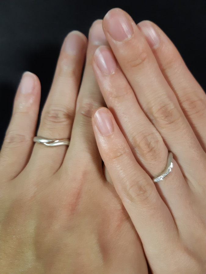 みさきさんの結婚指輪の写真