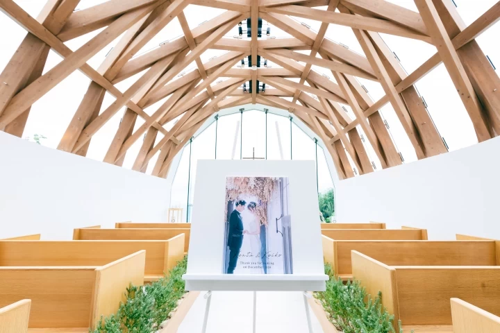 k.wedさんのウェルカムボードの写真