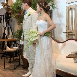nさんのウエディングドレスの写真