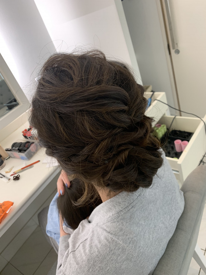 おっささんのヘアメイクの写真