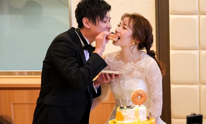 asaさんのウエディングケーキの写真
