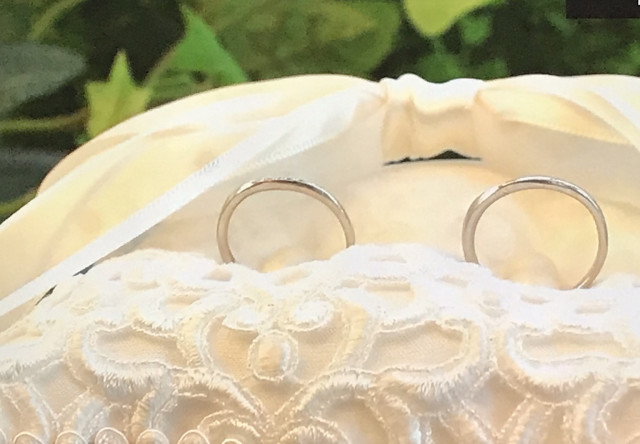 ゆうりんぐさんの結婚指輪の写真